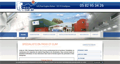 Desktop Screenshot of froid-et-clim-33.com